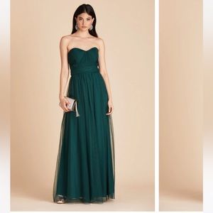 Buddy Grey CHRISTINA CONVERTIBLE DRESS tulle emerald Bridesmaids Dress